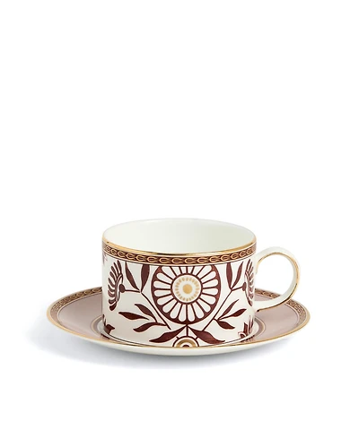 Wedgwood Red Splendour 5.9oz Teacup Saucer