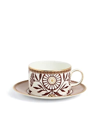 Wedgwood Red Splendour 5.9oz Teacup Saucer