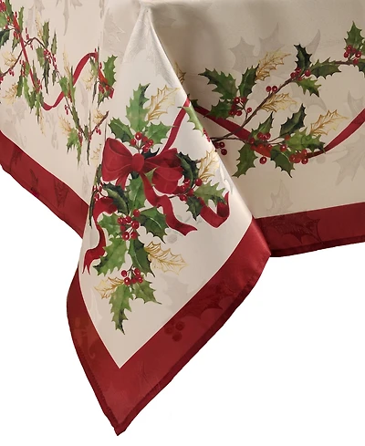 Villeroy & Boch Winter Bows and Garland Tablecloth, 60" x 144"