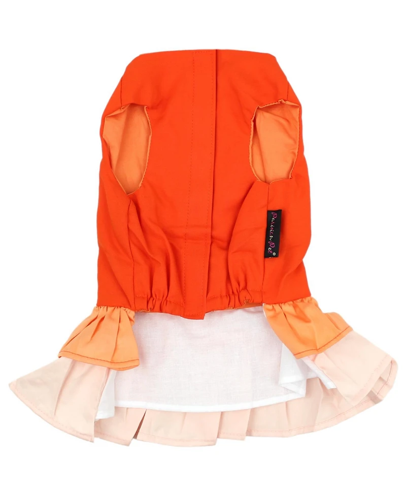 Parisian Pet Dress Color Block Garden