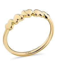 Devata Sweet Heart Ring in 14K Gold, Size 9, approx. 1.8 grams