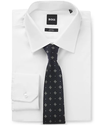 Boss by Hugo Boss Men's Diagonal Stripe Silk-Blend Tie