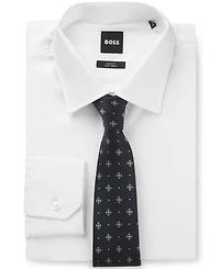 Boss by Hugo Boss Men's Diagonal Stripe Silk-Blend Tie
