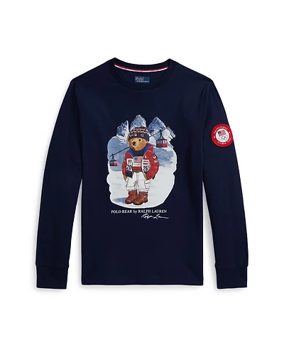 Polo Ralph Lauren Boys' 8-20 Bear Graphic T-Shirt