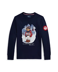 Polo Ralph Lauren Boys' 8-20 Bear Graphic T-Shirt