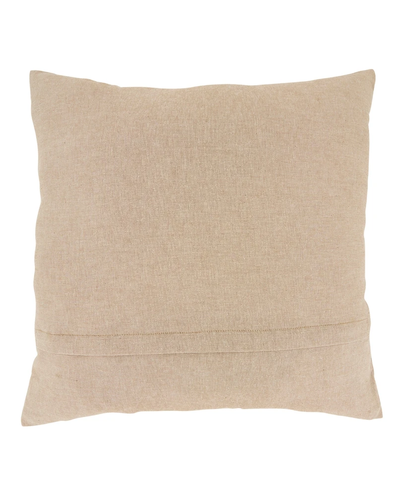 Saro Lifestyle Golden Grove Leaf Poly Filled Decorative Pillow