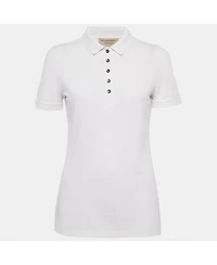 Pre-Owned Burberry Women's Cotton Pique Polo T-Shirt