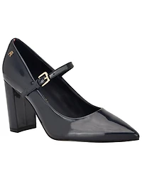 Tommy Hilfiger Women's Aveniz High Block Heel Mary Jane Pumps