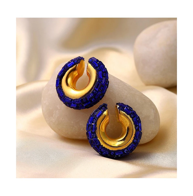 Sohi Women's The Mirror Cuff Earrings