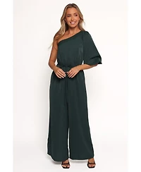 Petal and Pup Women's Hedda One Shoulder Jumpsuit - White