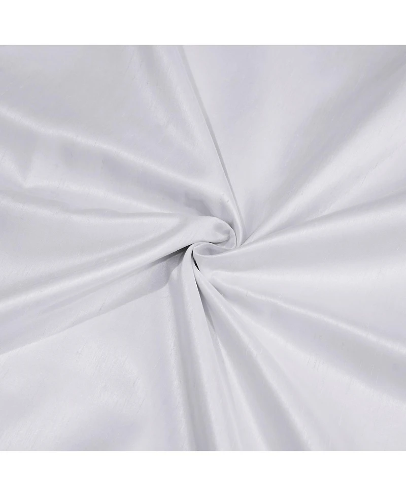 Half Price Drapes Ice Ruched Vintage Textured Faux Dupioni Silk Curtain