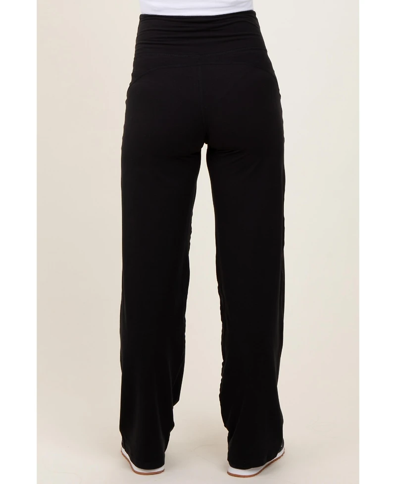 Pinkblush Maternity Black Straight Leg Yoga Pants