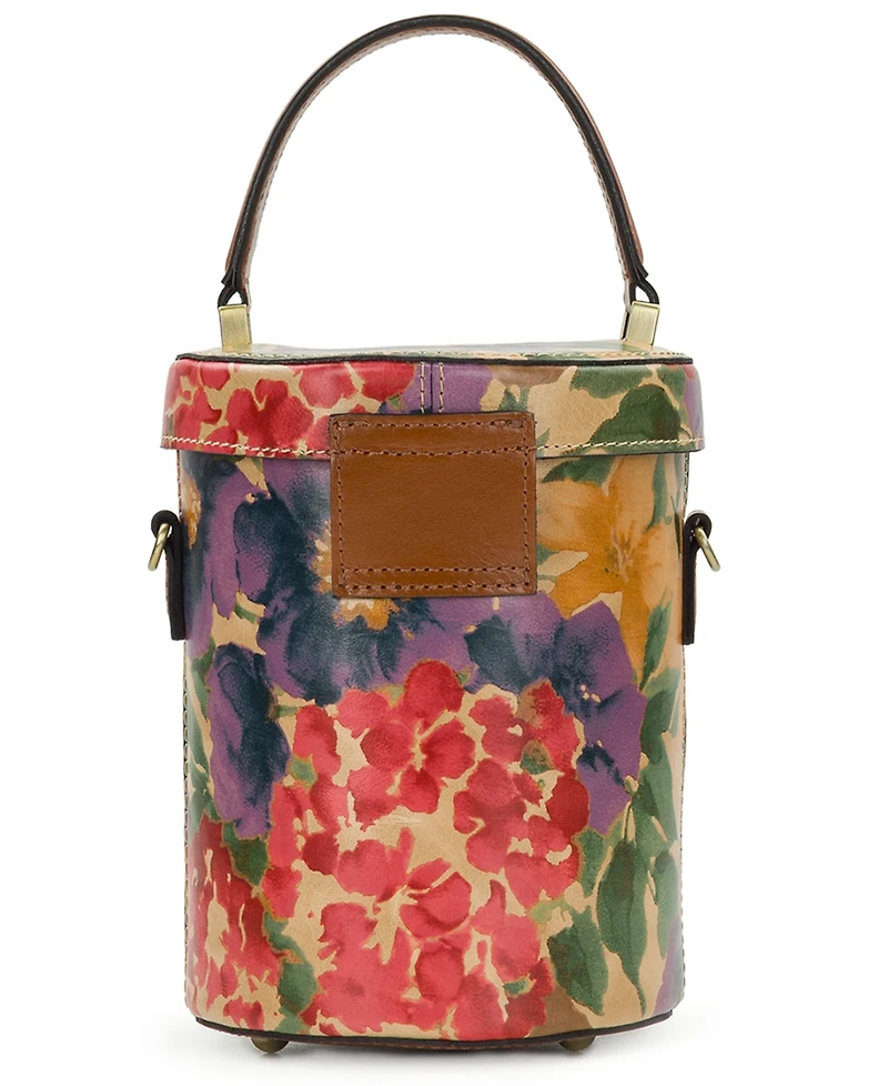 Patricia Nash Candela French Hydrangeas Printed Top Handle Crossbody Bag