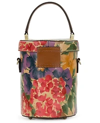 Patricia Nash Candela French Hydrangeas Printed Top Handle Crossbody Bag