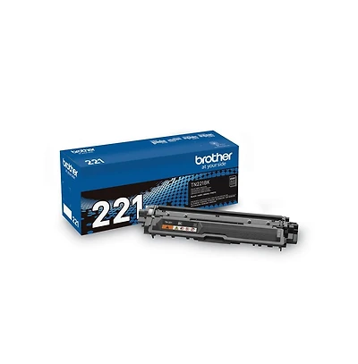Brother TN221BK 2500 Page-Yield Toner - Black