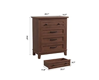 gaomon 34.8" Tall Vertical Drawer Dresser with Large Storage
