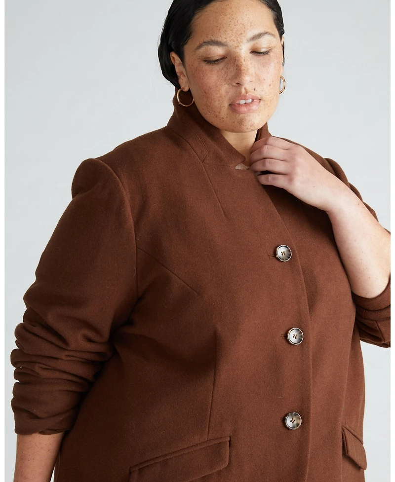 Universal Standard Plus Size Beas Coat