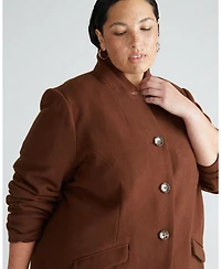 Universal Standard Plus Size Beas Coat