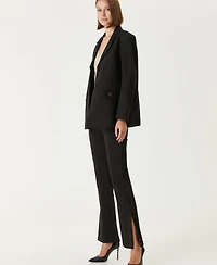 Pcfg Women's Cotton Blend Classic Blazer