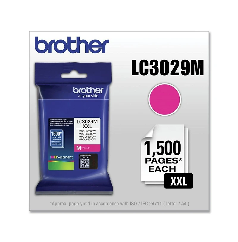 Brother LC3029M INKvestment 1,500 Page-Yield Super High-Yield Ink.