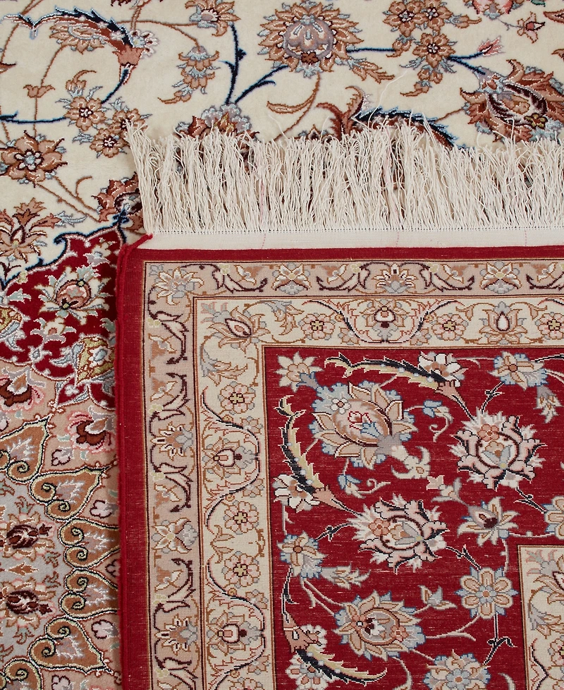 Adorn Hand Woven Rugs Persian Isfahan 8' 7" x 12' 3" Area Rug