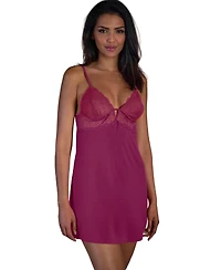 Lascana Women's Back Cutout Lace Negligee