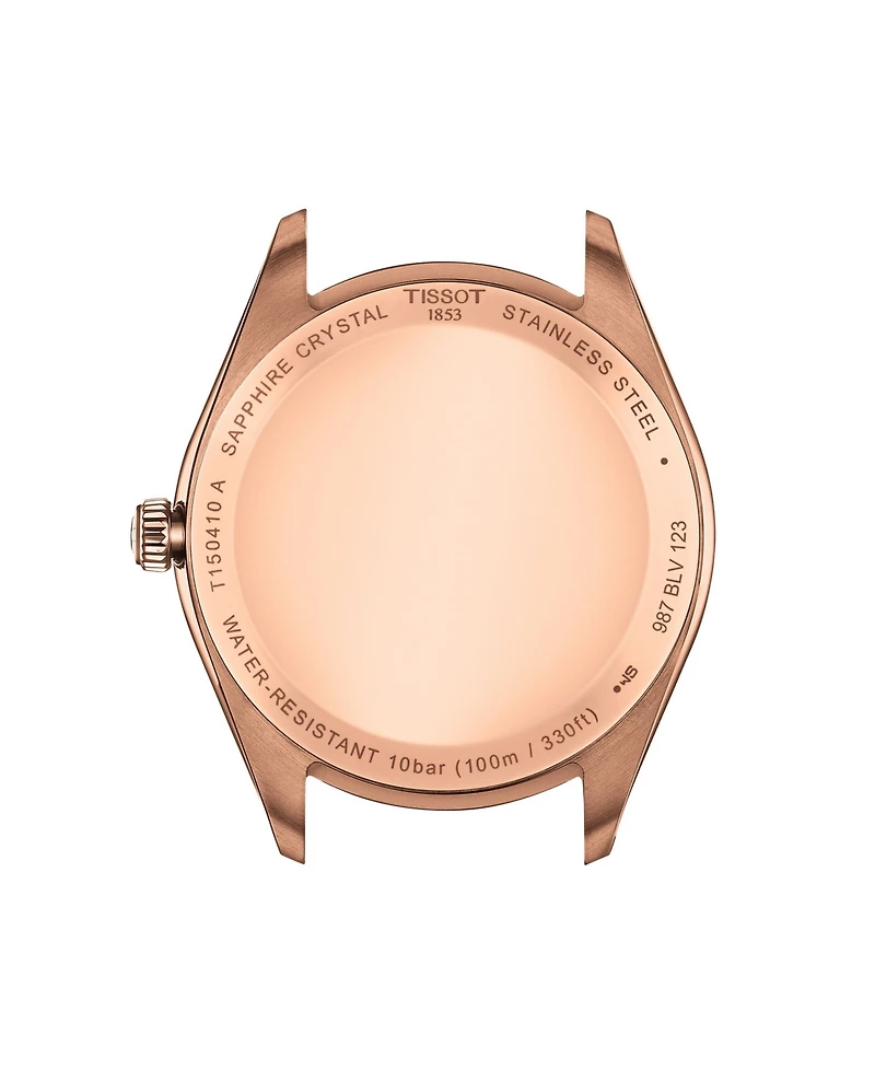 Tissot Men's Rose Gold Stainless Steel Bracelet Watch, 40mm