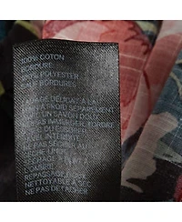 Pre-Owned Zimmermann Women's Black Floral Print Cotton