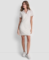 Dkny Jeans Women's Collared Neck Mini Dress