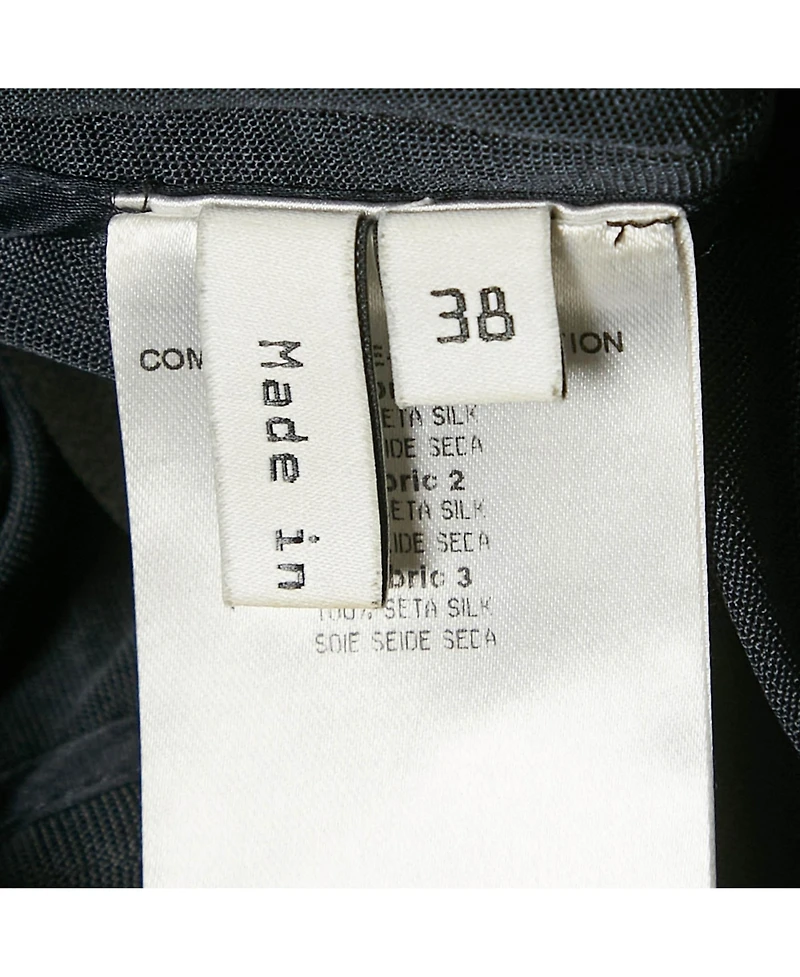 Pre-Owned Balenciaga Women's Silk Jersey Ruffled Top