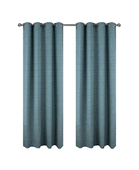 Rt Designer Collection Kensington Jacquard Foam Backed Luxurious Decorative Grommet Curtain Panel 54" x 84" Wedge
