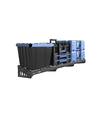 Fleximounts Heavy Duty Garage Wall Shelf Max Series, Black — 48" X 16"