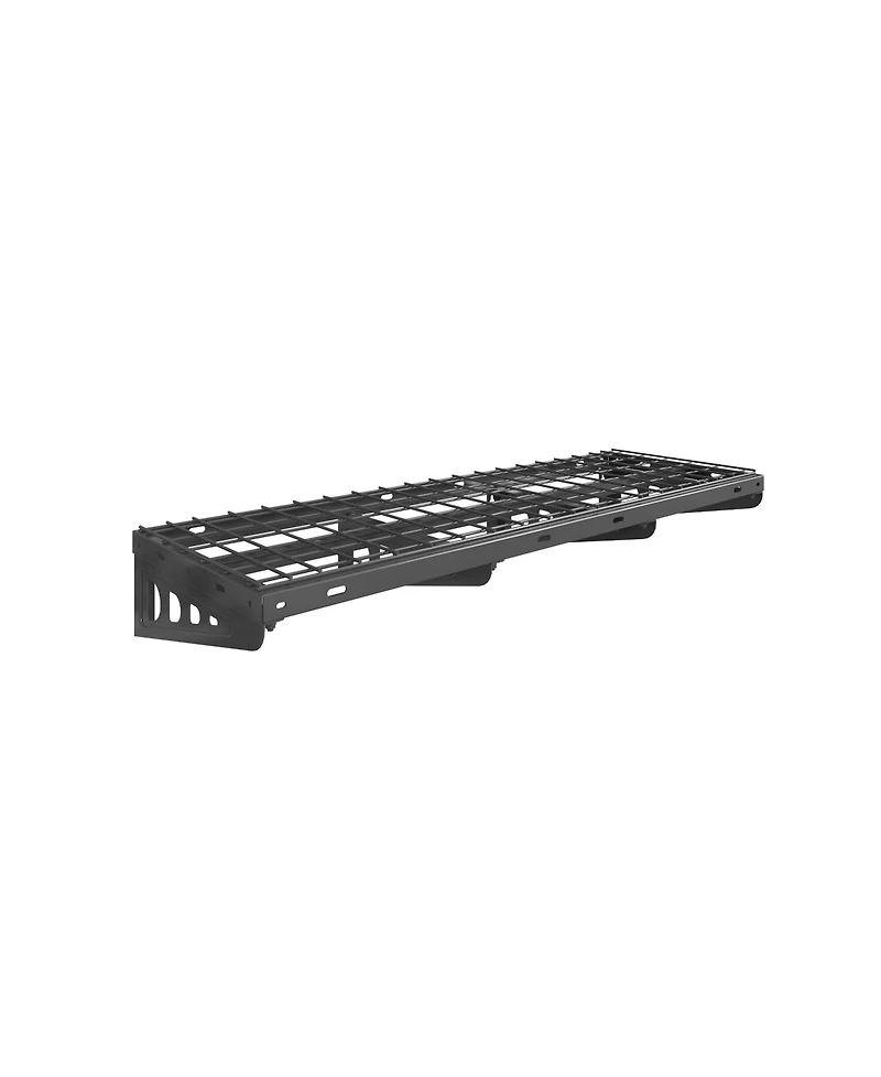 Fleximounts Heavy Duty Garage Wall Shelf Max Series, Black — 48" X 16"