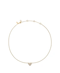 kate spade new york Amour Cubic Zirconia Gold-Tone Pave Pendant Necklace