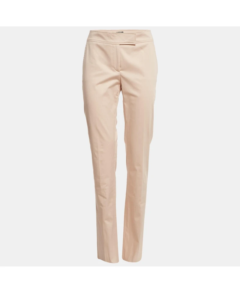 Pre-Owned Salvatore Ferragamo Women's Cotton Trousers