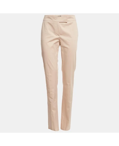 Pre-Owned Salvatore Ferragamo Women's Cotton Trousers