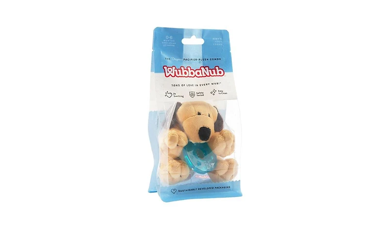 WubbaNub Baby Brown Puppy Pacifier