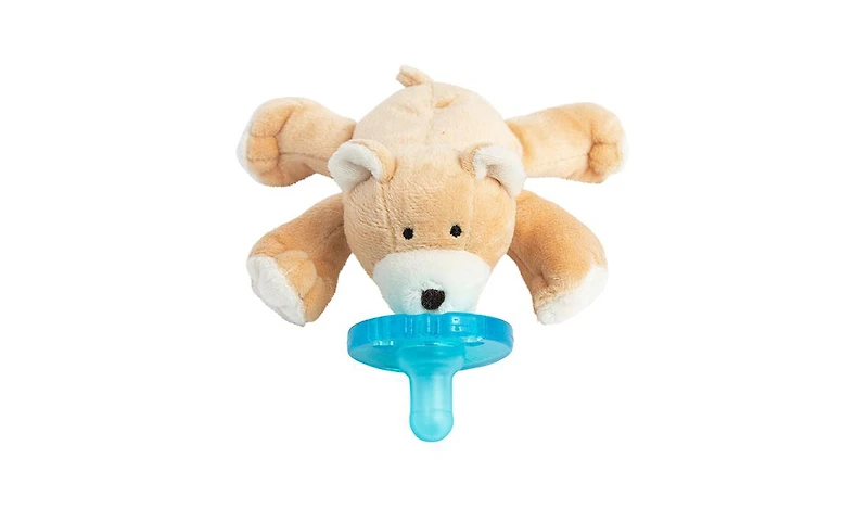 WubbaNub Baby Heart Warrior Bear Pacifier