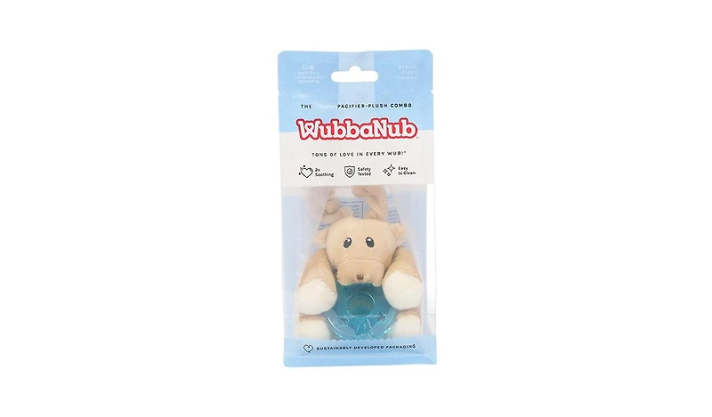 WubbaNub Baby Tan Reindeer Pacifier