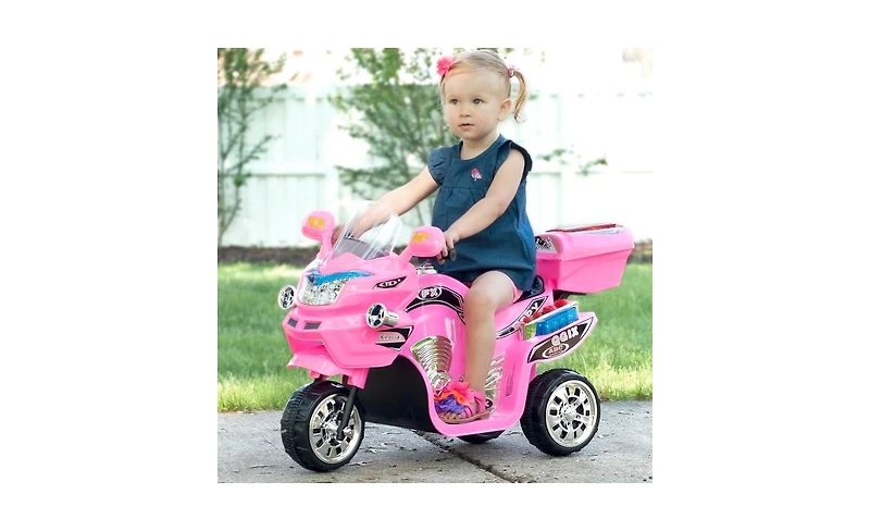Lil Rider 3-Wheel Electric Motorcycle, Pink
