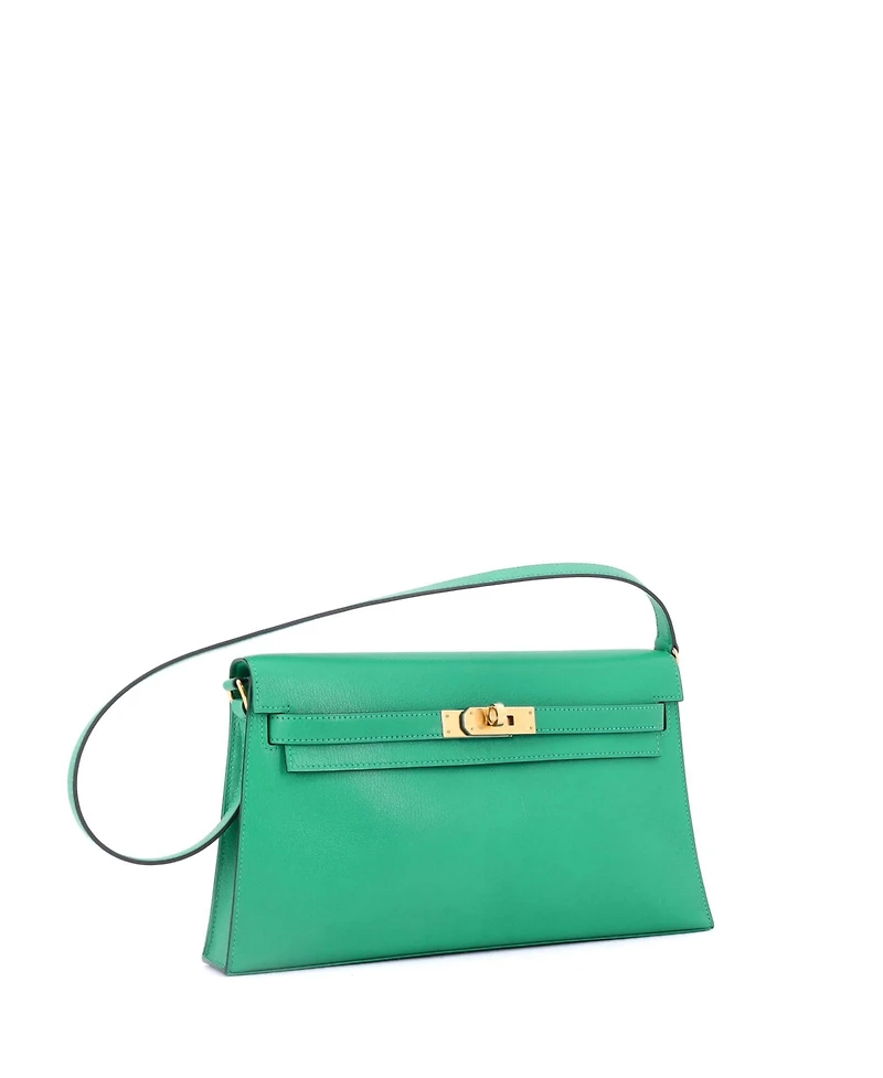 Pre-Owned HERMES Kelly Elan Shoulder Bag Chevre Chamkila