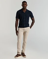 Perry Ellis Men's Open Stitch Jacquard Shirt