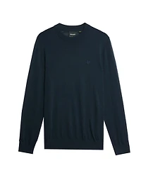 Lyle & Scott Men's Tonal Eagle Merino Crew Neck Sweater