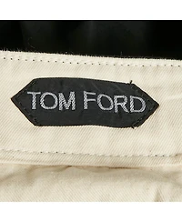 Pre-Owned Tom Ford Men's Black Cotton Blend Cargo Pants