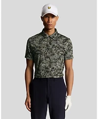 Lyle & Scott Men's Golf Digital Floral Polo Shirt