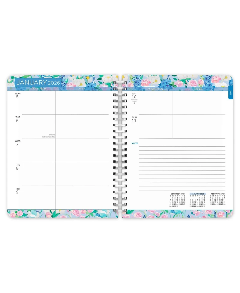 BrownTrout House of Turnowsky Official | 2026 6 x 7.75 Inch Weekly Desk Planner | Foil Stamped Cover