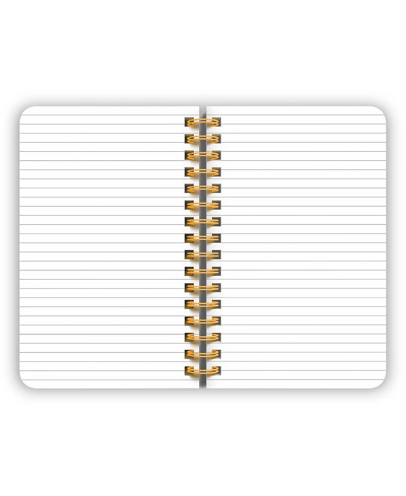 BrownTrout Hummingbirds | 5.25 x 8.25 Inch Compact Wire Journal | Non-Dated | Foil Stamped Cover.