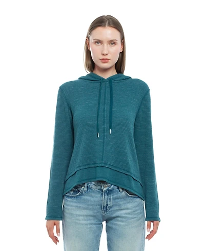 Wilt Clothing Women's Long Sleeve Double Peplum Hoodie