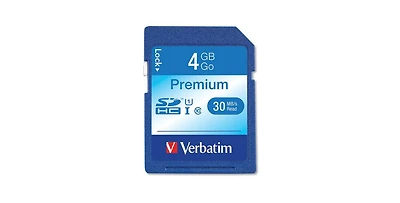 Verbatim 96171 4GB Premium Uhs-i U1 Class 10 Sdhc Memory Card