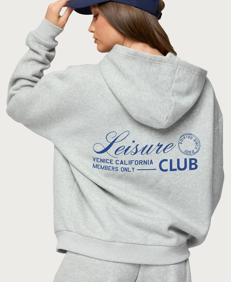 Edikted Women's Leisure Club Hoodie